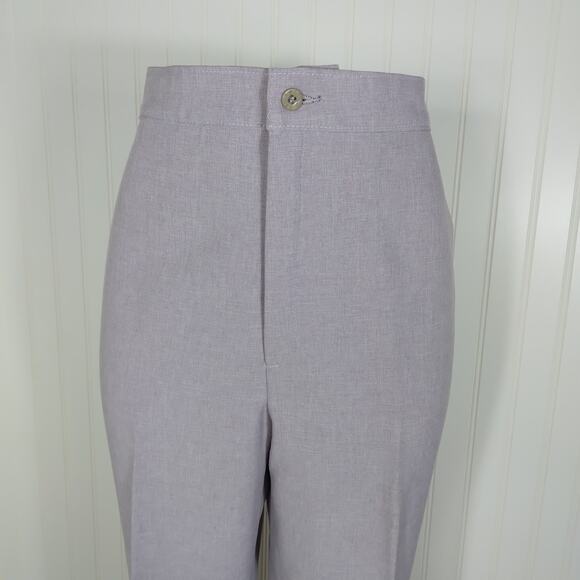 Vintage 70's Levi's Pants Lilac Size 18 High Rise Wide Leg - Picture 6 of 10